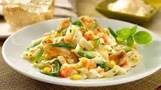 Creamy Chicken Primavera Pasta