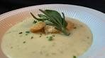 Creamy Chicken Soup w/Rosemary and Sage