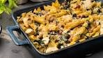 Creamy Chicken Spinach Pasta Bake Recipe