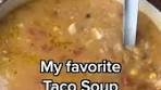 Creamy Chicken Taco Soup | chicken meat, cornbread, Zea ...