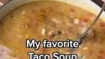 Creamy Chicken Taco Soup | chicken meat, cornbread, Zea ...