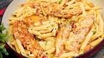 Creamy Garlic Parmesan Pasta and Chicken with Sun-dried ...