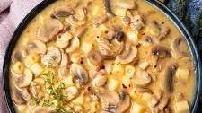 Creamy Mushroom Pasta Soup