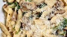 Creamy Mushroom Spinach Pasta