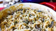 Creamy Mushroom Stroganoff