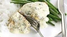 Creamy mustard & tarragon chicken