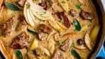 Creamy Pork and Apple Casserole with Cider Slow-cooked ...