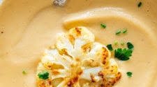 Creamy Roasted Cauliflower Soup