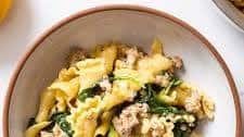 Creamy Sausage & Spinach Pasta