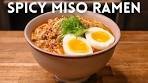 Creamy, Spicy Miso Ramen in 15 Minutes