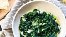 Creamy Spinach with Feta