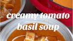 Creamy Tomato Basil Soup! 🤤 This one is PACKED with ...
