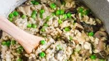 Creamy Vegan Mushroom Risotto