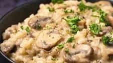 Creamy Vegan Mushroom Risotto