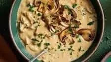 Creamy Vegan Mushroom Soup