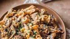 Creamy Vegan Mushroom Stroganoff