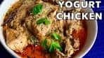 CREAMY YOGURT CHICKEN GRAVY | DAHI CHICKEN ...