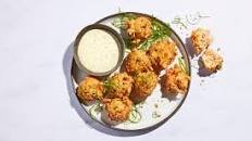 Crispy Alaska Surimi Fritters with Seaweed Tartar Dip