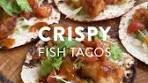 Crispy Fish Tacos Recipe with Tomato Salsa & Guacamole