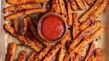 Crispy Roasted Carrot Sticks