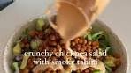 Crunchy Chickpea Salad with Smoky Tahini Dressing