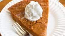 Crustless Sweet Potato Pie