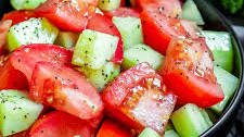 Cucumber and Tomato Salad