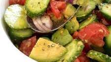 Cucumber Avocado Salad
