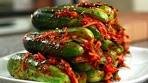 Cucumber kimchi (Oi-sobagi: 오이소박이)