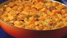 Curried Butternut Squash and Rice Casserole