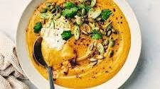 Curried Pumpkin and Lentil Soup (Vegan)