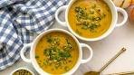 Curried Roasted Pumpkin And Lentil Soup Recipe