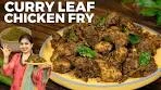 Curry Leaf Chicken Fry Recipe | Andhra Style Chicken Fry ...