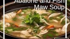 Delicious Abalone and Fish Maw Soup