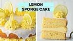 Delicious Lemon Sponge Cake - The Scran Line