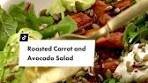 Delicious Roasted Carrot and Avocado Salad Recipe