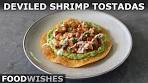 Deviled Shrimp Tostadas Recipe (Crispy Spicy Shrimp Tacos ...