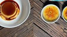 Duck Egg Crème Caramel & Crème brûlée