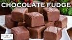Easy 2 MINUTE Chocolate Fudge | Holiday Favourites