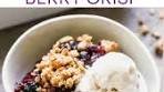 Easy and Delicious Triple Berry Crisp