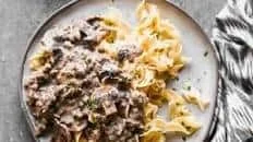 Easy Beef Stroganoff