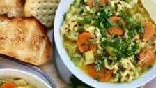 Easy Chicken Noodle Soup with Lemon and Thyme
