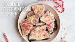 EASY Chocolate Peppermint Bark! | The Recipe Rebel