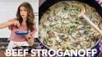 Easy Classic Beef Stroganoff Recipe - Natasha's Kitchen