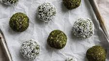 Easy Coconut Matcha Energy Balls