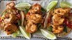 Easy Delicious Chili Lime Shrimp Tacos with a creamy ...