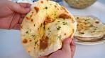 Easy Homemade Garlic Butter Naan Recipe soft and fluffy