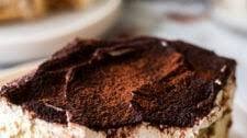 Easy Homemade Vegan Tiramisu- No Cashews, No Tofu!