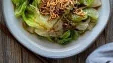 Easy Iceberg Lettuce Dish - 素蚝油玻璃生菜