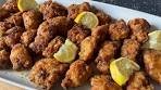 Easy Lemon Pepper Fried Chicken Bites🍋